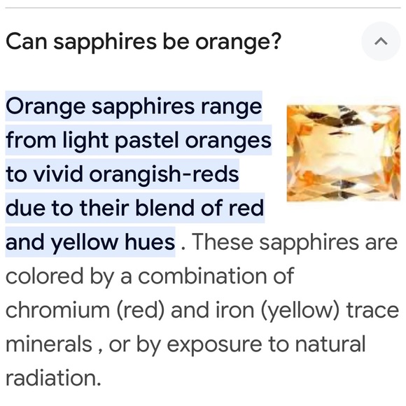 Ring w/authentic Orange Sapphire & RUSSIAN CHROME DIOPSIDE 925 sterling size 7 - Picture 9 of 9